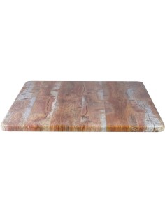 Seamless Square Table Top Barn Wood 24x24&quot | Stalwart DA-TT2424BARNWOOD