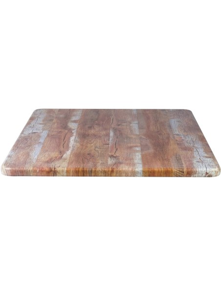 Seamless Square Table Top Barn Wood 24x24&quot | Stalwart DA-TT2424BARNWOOD