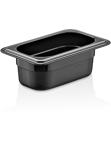 Polypropylene Gastronorm Pan GN1/9 Depth 65mm Black | Stalwart DA-GNPP1965B