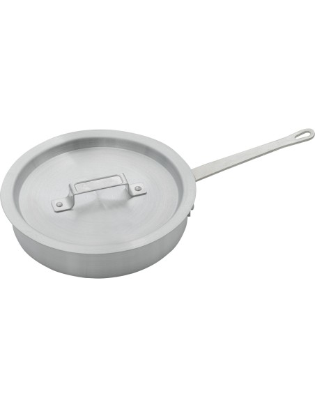 Professional Saute Pan with Lid Aluminium 6 litres | Stalwart DA-ALPAN7
