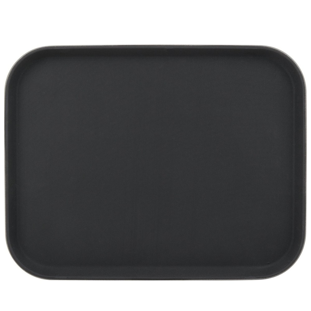 Serving Tray Polypropylene Rectangular 370x280mm Black | Stalwart DA-TF0004