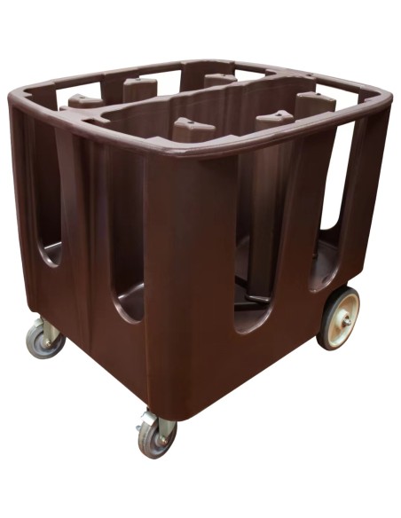 Commercial Plate Trolley 300 plates 6 stacks 930x720x800mm | Stalwart DA-WHJCDC240