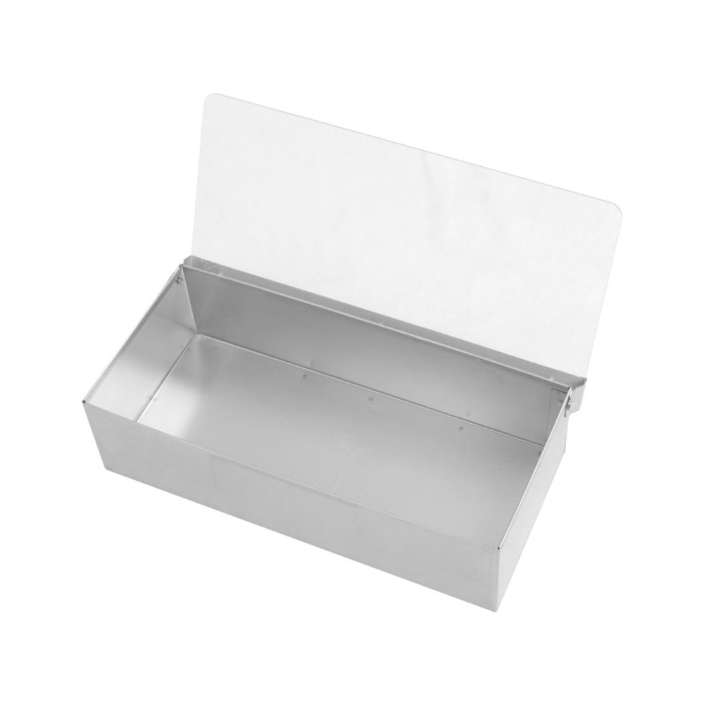 Professional Best Quality Garnish Tray / Condiment Dispenser with Lid 4 compartments Stainless steel & Plastic For Catering