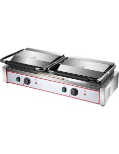Professional High-Quality Heavy Duty Twin XL Panini Contact grill Smooth 4.4kW Dual Zone For Catering 2