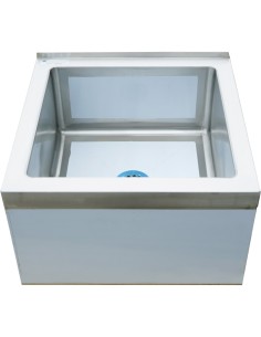 Professional Long-Lasting Janitorial Floor Mop Sink Stainless steel 838mm For Commercial Kitchens