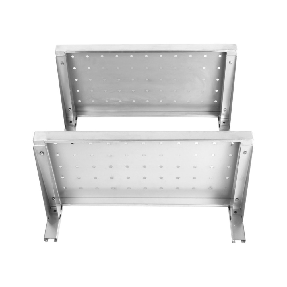 Professional Built to Last Wall Shelf Perforated 2 tiers Stainless steel 1400x350x600mm For Commercial Kitchens