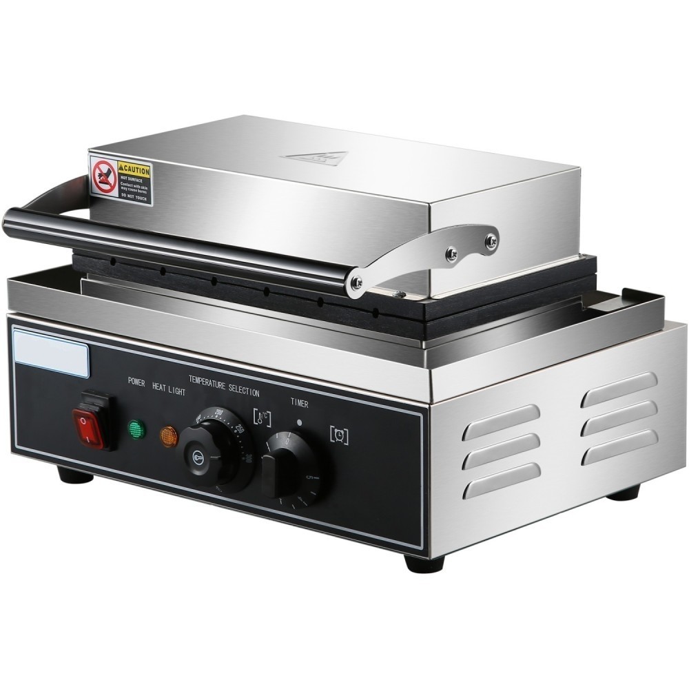 Professional Long-Lasting Commercial Waffle Maker 1.55kW 2 waffles Countertop For Commercial Kitchens