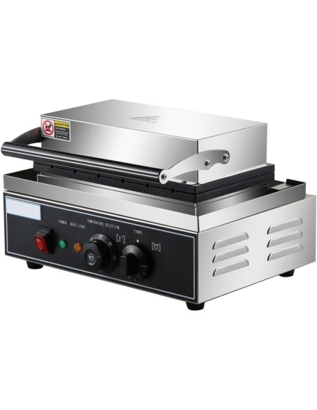 Professional Long-Lasting Commercial Waffle Maker 1.55kW 2 waffles Countertop For Commercial Kitchens