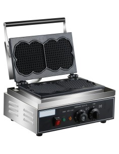 Professional Long-Lasting Commercial Waffle Maker 1.55kW 2 waffles Countertop For Commercial Kitchens