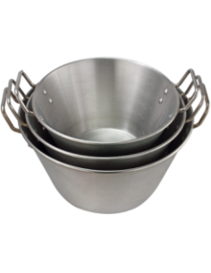 Heavy Duty Double Handed Kitchen Mixing Bowl 10L Stainless Steel | DA-KB3620