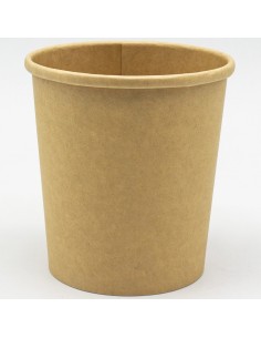 500pcs Kraft Soup Bowl 16oz/473ml PE | Stalwart KSB16OZ