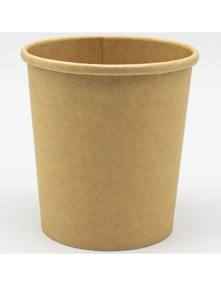 500pcs Kraft Soup Bowl 16oz/473ml PE | Stalwart KSB16OZ