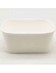 300pcs White Rectangular Bowl 1000ml PE | Stalwart DA-WPRB1000