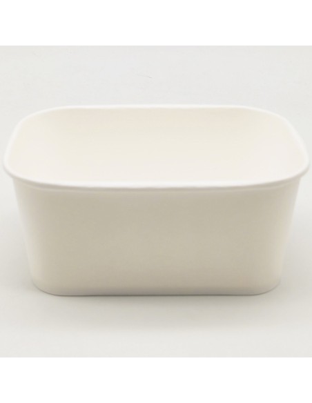 300pcs White Rectangular Bowl 1000ml PE | Stalwart DA-WPRB1000