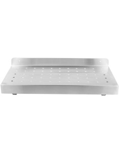 Wall Shelf Perforated 1 tier Stainless steel 700x300x254mm | Stalwart DA-WSW30070P 2