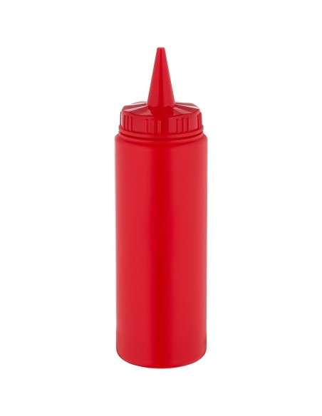 Squeeze Sauce Bottle 250ml/9oz Red | Stalwart DA-GPS250R