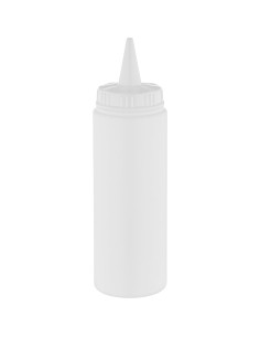 Squeeze Sauce Bottle 250ml/9oz White | Stalwart DA-GPS250W