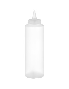 Squeeze Sauce Bottle 500ml/18oz Clear | Stalwart DA-GPS500
