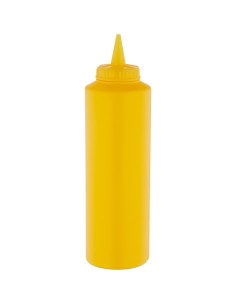 Squeeze Sauce Bottle 500ml/18oz Yellow | Stalwart DA-GPS500Y