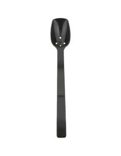 0.75oz Catering Perforated Serving Spoon 10&quot Handle Black Polycarbonate| DA-BSPC10P