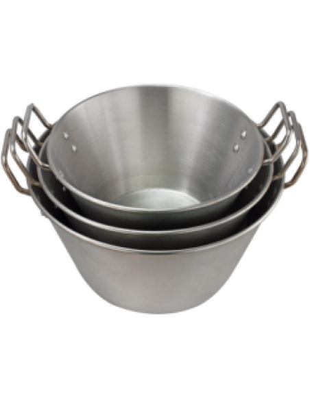 Heavy Duty Double Handed Kitchen Mixing Bowl 12L Stainless Steel | DA-KB4022