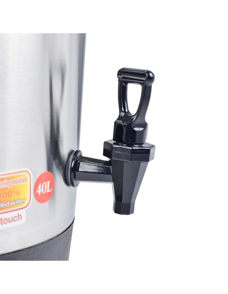 Commercial Water Boiler Single wall 40 litres Stainless steel | Stalwart DA-VICWBP40