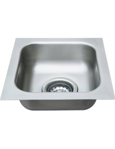 Undermount Sink 1 bowl Stainless steel | Stalwart UMSB1DB090905318 2