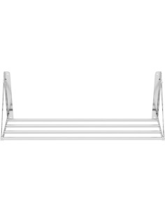 Tube Style Foldable Wall Shelf Stainless Steel 1200mm | Stalwart DA-331004 2