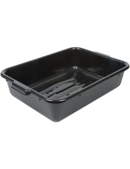 Service Clearing Box 508x381x127mm Black Polypropylene | DA-BUSTUB1