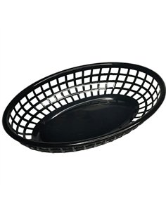 Heavy-Duty Polypropylene Food Basket Black 235×150×46mm | Professional CS25JGM202 2