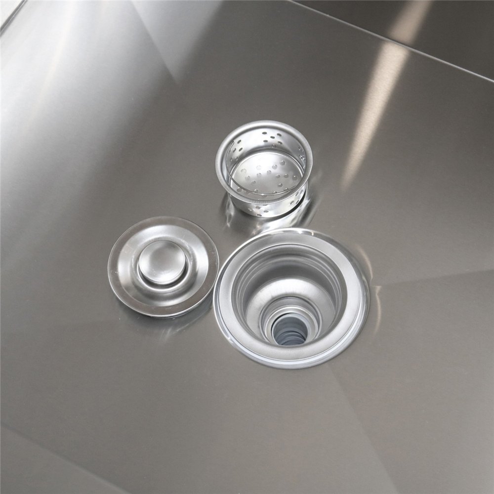 Commercial Stainless Steel Mop Sink with Low Rack &amp 2-in-1 Mop Holder 600x600x550mm | Professional CS25SMSJYLR6060