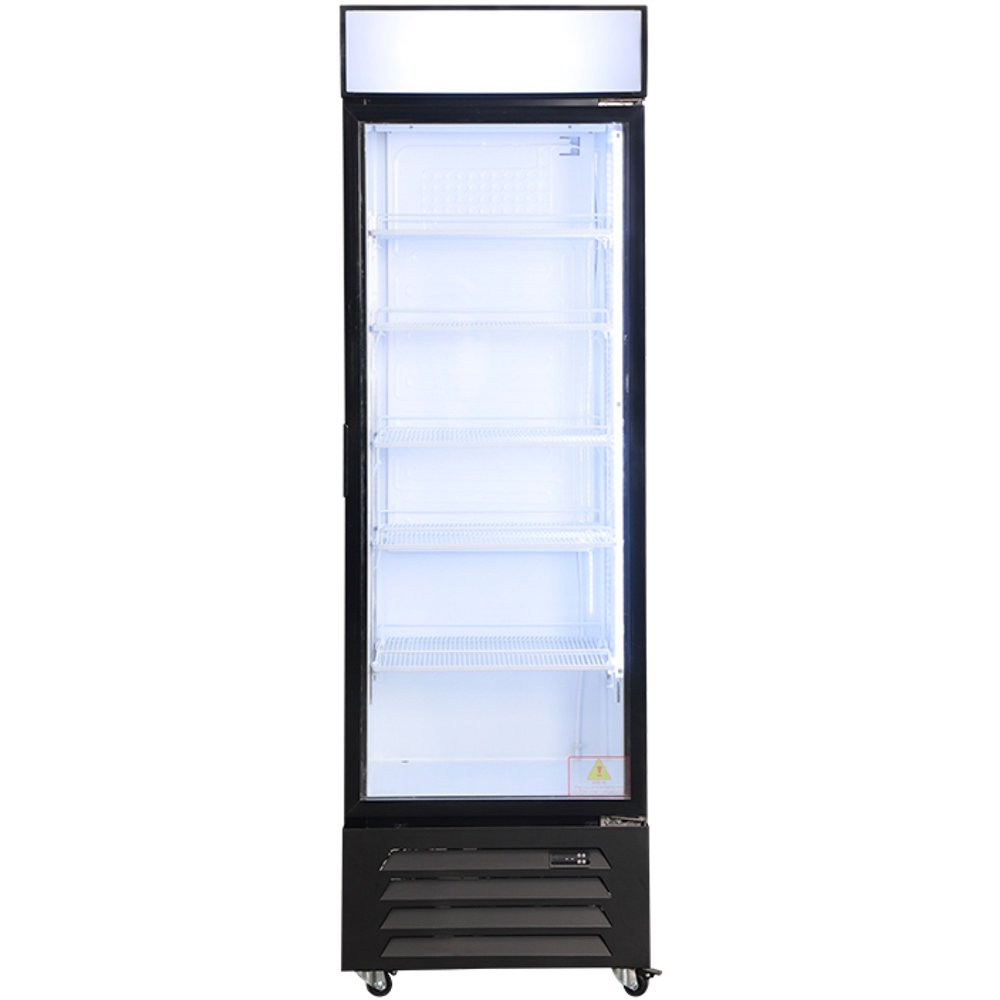 Commercial Display Refrigerator with Single Glass door 375 litres Black | Professional CS25EC600