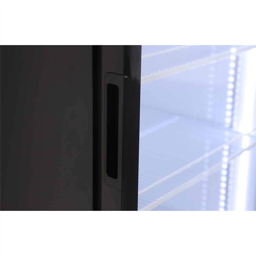 Commercial Display Refrigerator with Single Glass door 375 litres Black | Professional CS25EC600