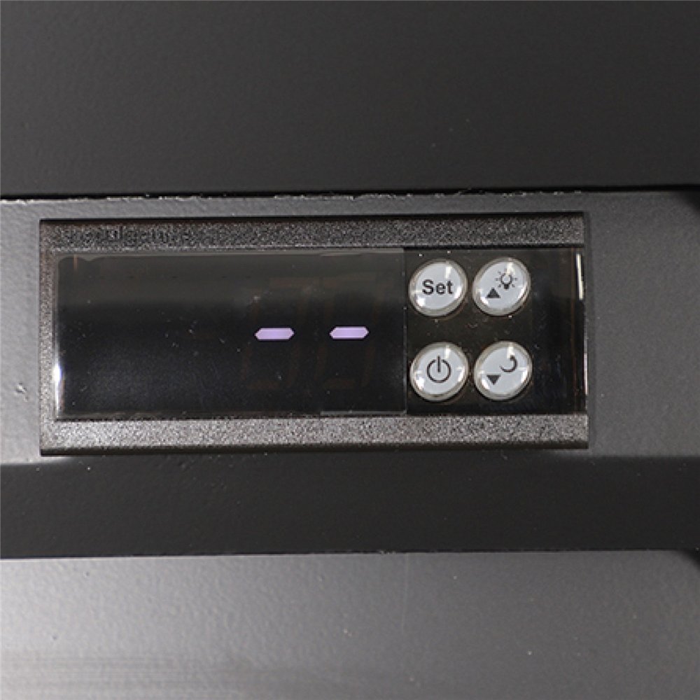 Commercial Display Refrigerator with Double Glass door 590 litres Black | Professional CS25EC900
