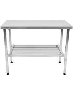 Adjustable Elevating Stainless Steel Work Table 1400×600×700–1000 mm | Professional CS25MCEWA60140