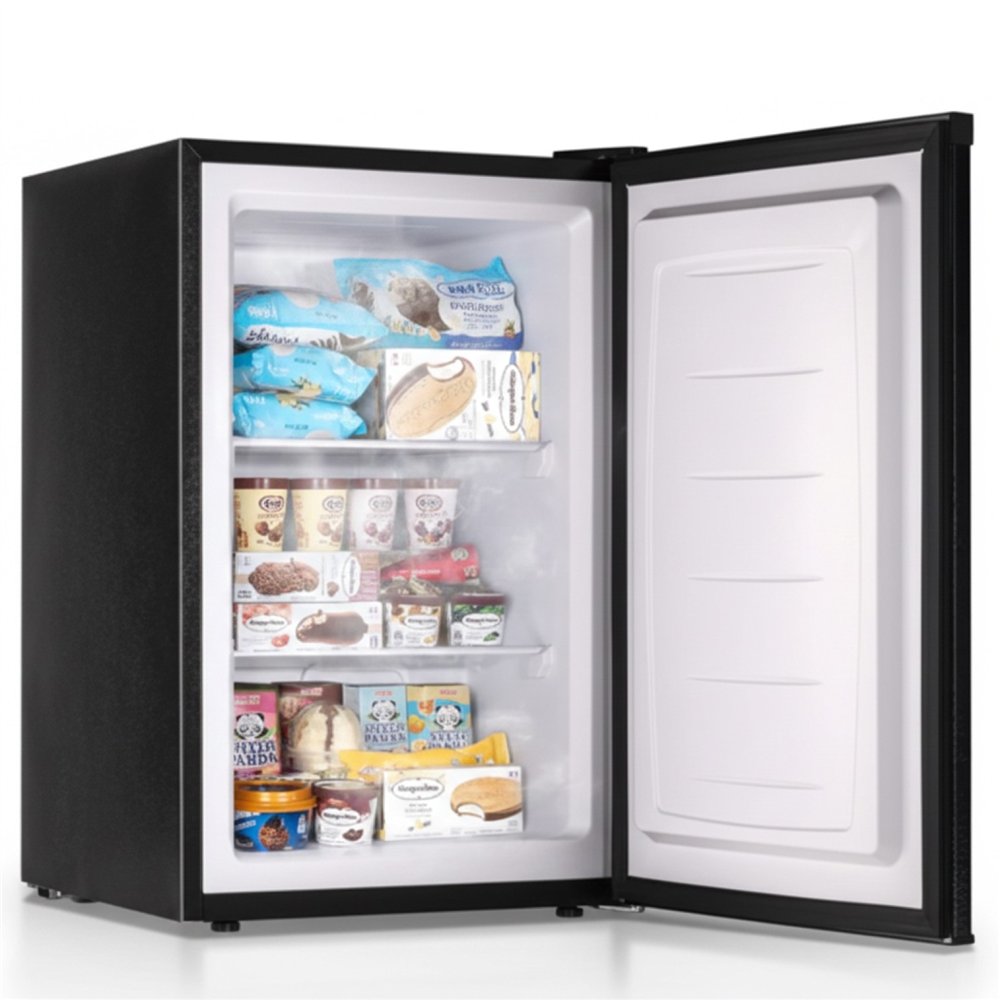 84L Compact Undercounter Freezer Single door Black | Professional CS25BD88B