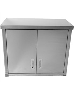 Stainless Steel Wall Cabinet with Swing Doors – 800 × 400 × 650 mm | Professional CS25SWC80402DW