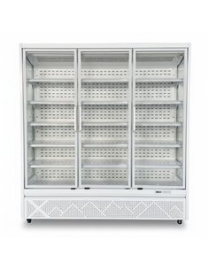 1715L Triple Glass Door Upright Display Refrigerator – 1880 × 720 × 2030 mm White| Professional CS25LKL208 2