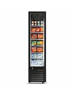 164L Single-Door Commercial Freezer 420×485×1880 mm Black| Professional CS25LKL216