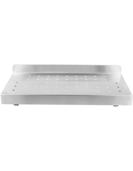 Wall Shelf Perforated 1 tier Stainless steel 800x350x254mm | Stalwart DA-WSW35080P