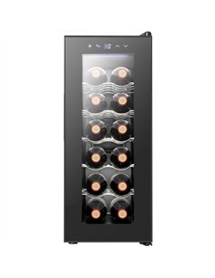 Commercial Wine Cooler Glass Door 12 Bottles 34L 265 x 515 x 645 mm | Professional CS25BCW36A