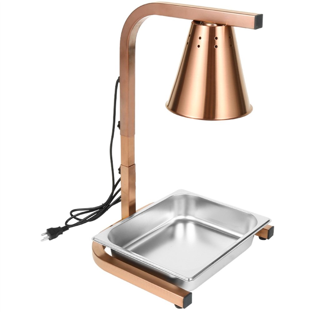 Commercial Food Warmer GN1/2 – 1 Heating Lamp 230×560×305 mm 250W Gold| Professional CS25EWL03G1