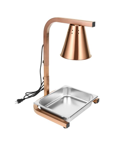 Commercial Food Warmer GN1/2 – 1 Heating Lamp 230×560×305 mm 250W Gold| Professional CS25EWL03G1