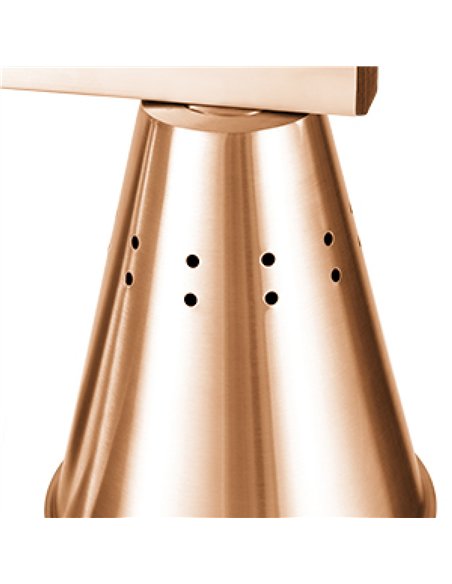 Commercial Food Warmer GN1/2 – 1 Heating Lamp 230×560×305 mm 250W Gold| Professional CS25EWL03G1