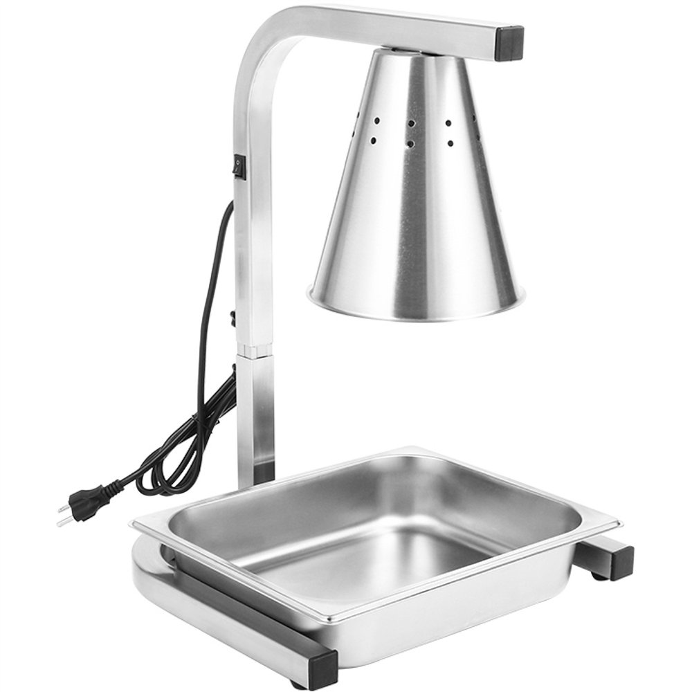 Commercial Food Warmer GN1/2 – 1 Heating Lamp 230×560×305 mm 250W Silver| Professional CS25EWL03S1