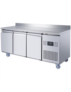 Commercial 3 Door Counter Fridge - Stainless Steel Prep Fridge 1794×700×950mm | Professional CS25SUP104 2