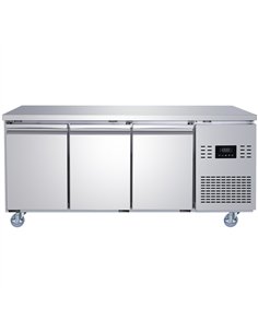 Commercial 3 Door Counter Fridge - Stainless Steel Prep Fridge 1794×700×850mm | Professional CS25SUP116