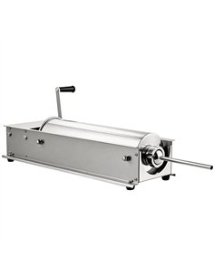 Commercial 3L Manual Sausage Stuffer Horizontal Stainless Steel 4 Nozzles 16–38mm | Professional CS25TG3L 2