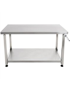 Stainless Steel Elevating Work Table 1000 × 700 × H700–1000 mm | Professional CS25MCEWB7010 2