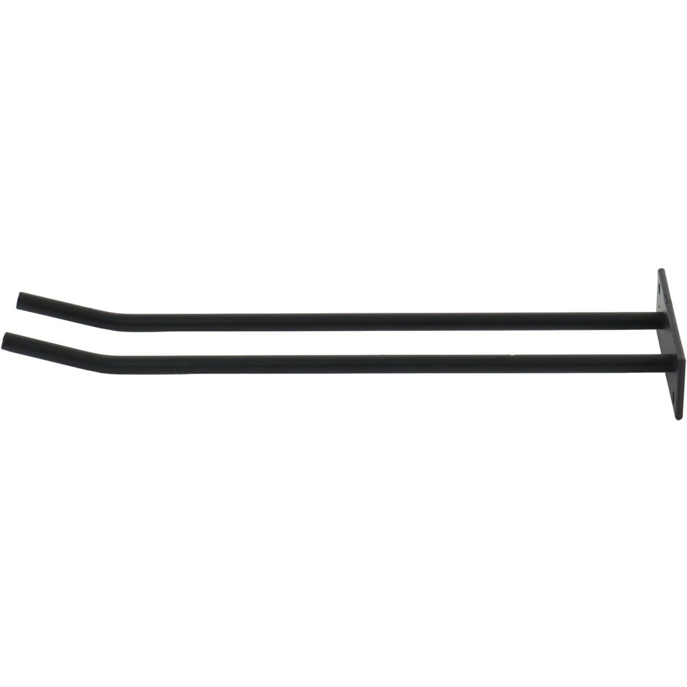 Wine Glass Rack Black Wall mounted Length 300mm 3 wine glasses | Professional CS25WGA18500300B